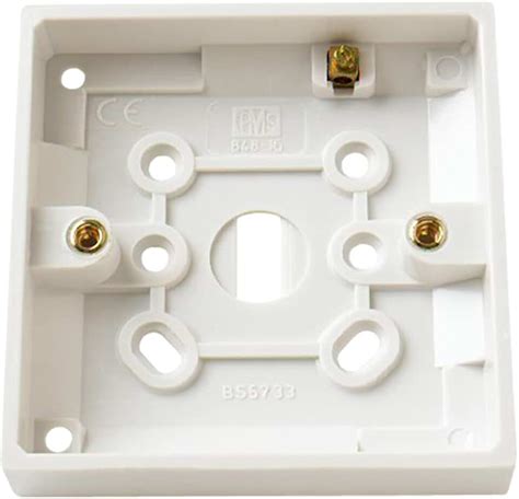 single light switch back box